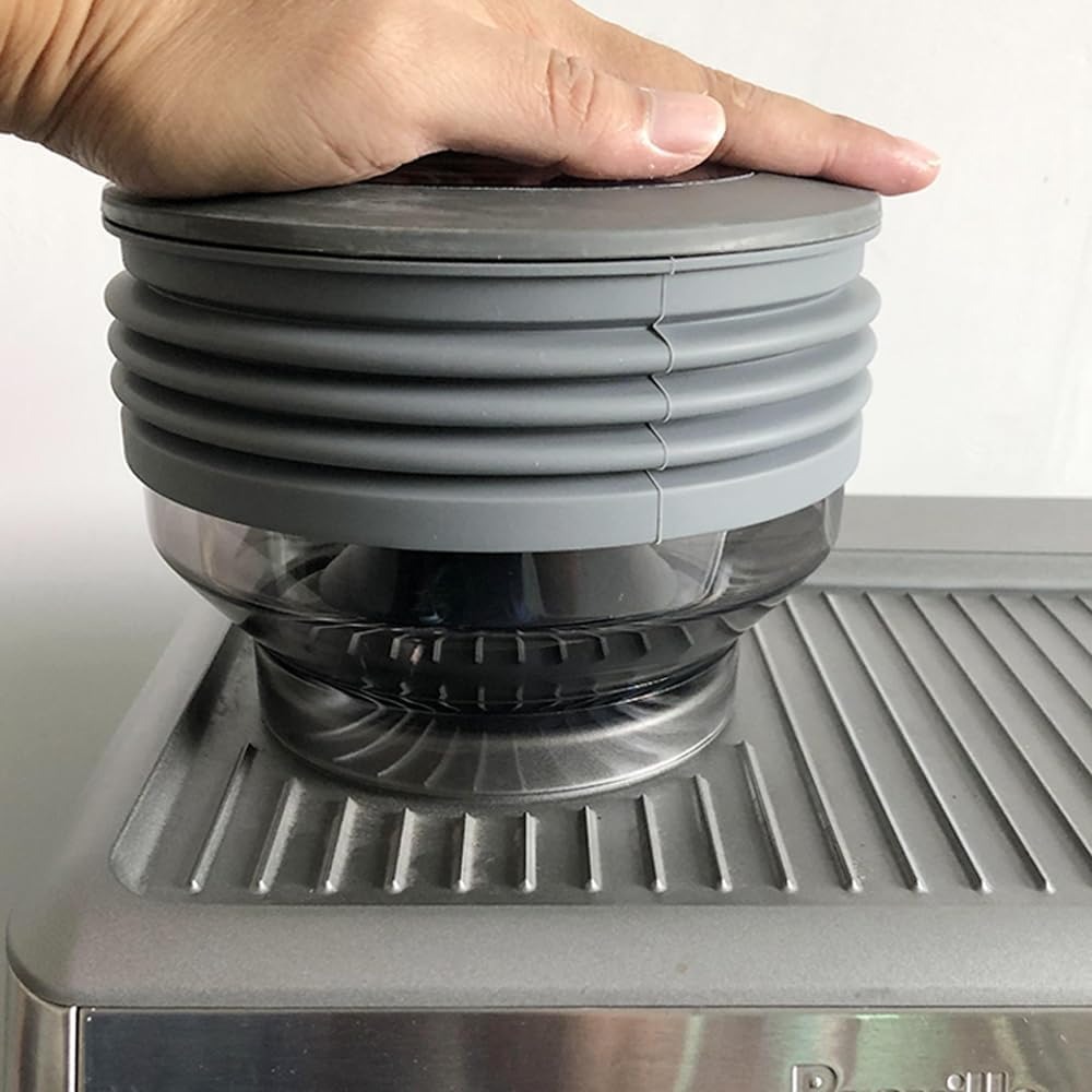 Breville Espresso Bes870 - シリコンベローズとシングルドーズホッパー（Breville Barista Express用）Brevilleエスプレッソマシンの残留コーヒー粉の洗浄用