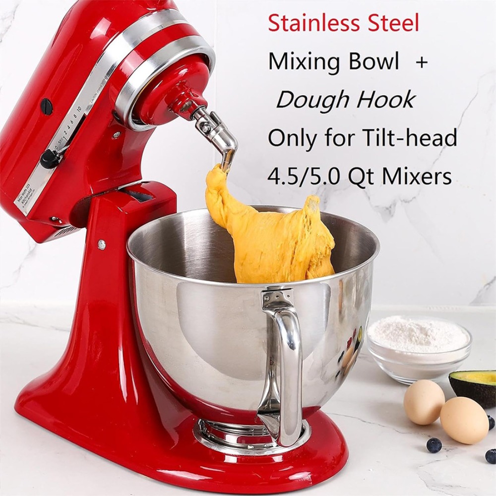 4.5-5 クォート ミキサーボウル ステンレススチール製  - Kitchenaid Mixer Artisan 5Qt のレビューと価格