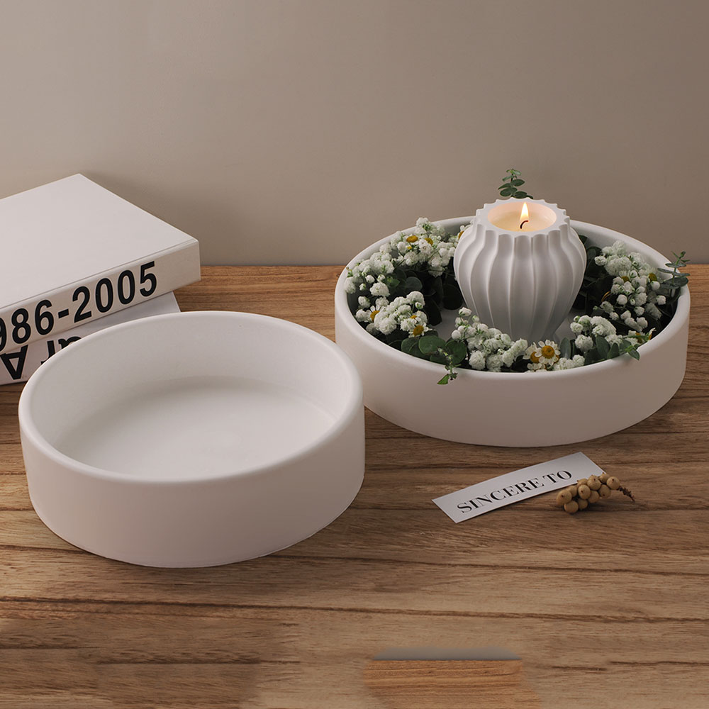 セメントキャンドルボウル,大容量,シリコンモールド,屋外花ポ - Potsticker Mold のレビューと価格
