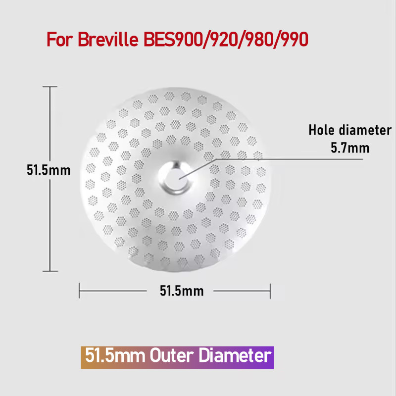 ステンレス鋼シャワースクリーンメッシュ Breville S - Breville Espresso Bes870 のレビューと価格