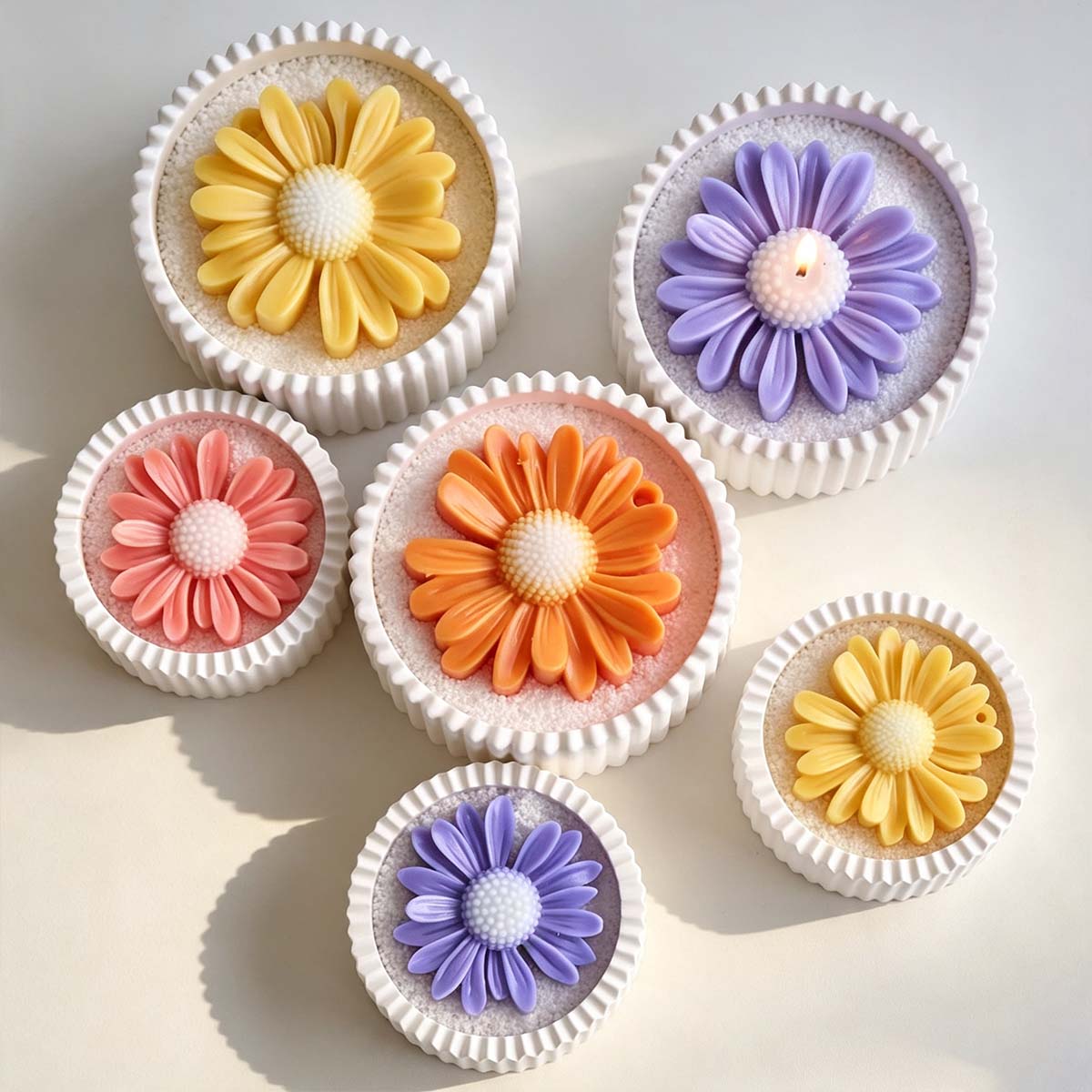 丸型ストライプキャンドルジャー用シリコンモールド DIY手作 - Potsticker Mold のレビューと価格