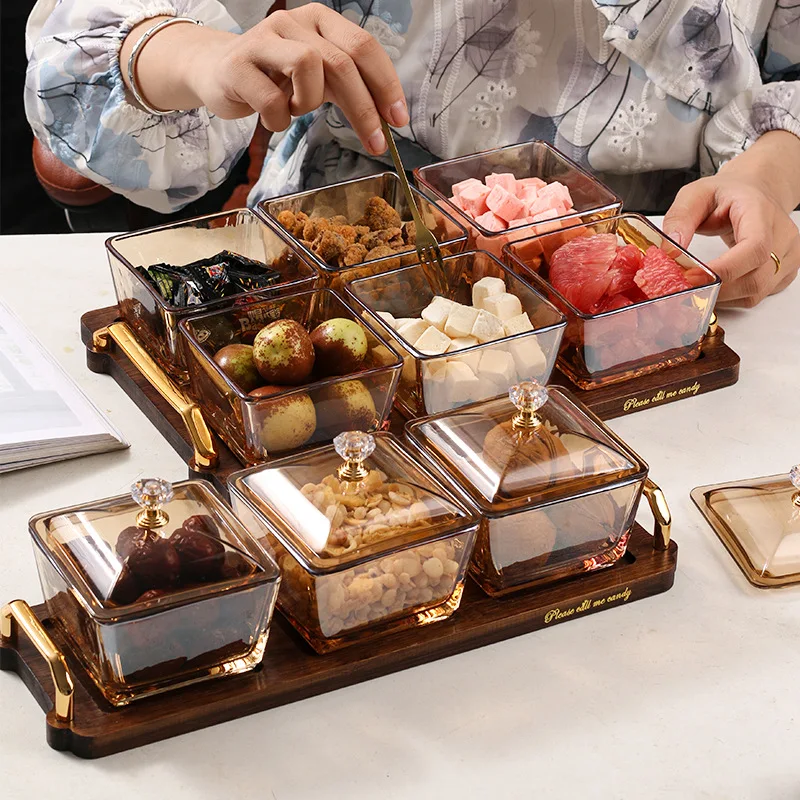 Ktv-家庭用ドライフルーツプレート、ktvガラストレイ、ク - Dim Sum Basket のレビューと価格