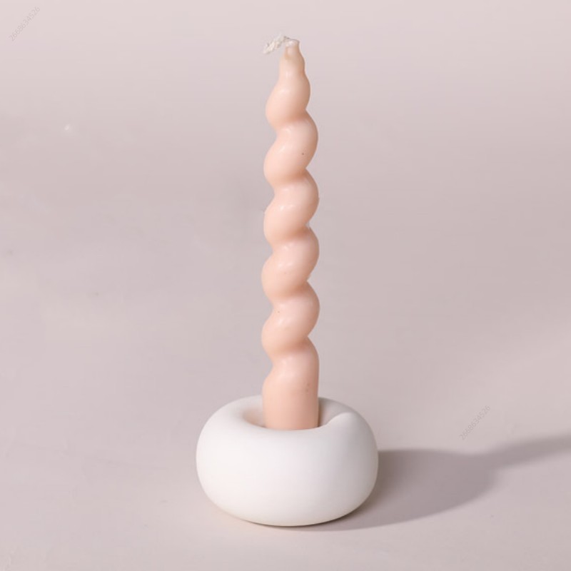 円形ドーナツキャンドルホルダーシリコンモールド、樹脂キャスト - Donut Mold Silicone のレビューと価格