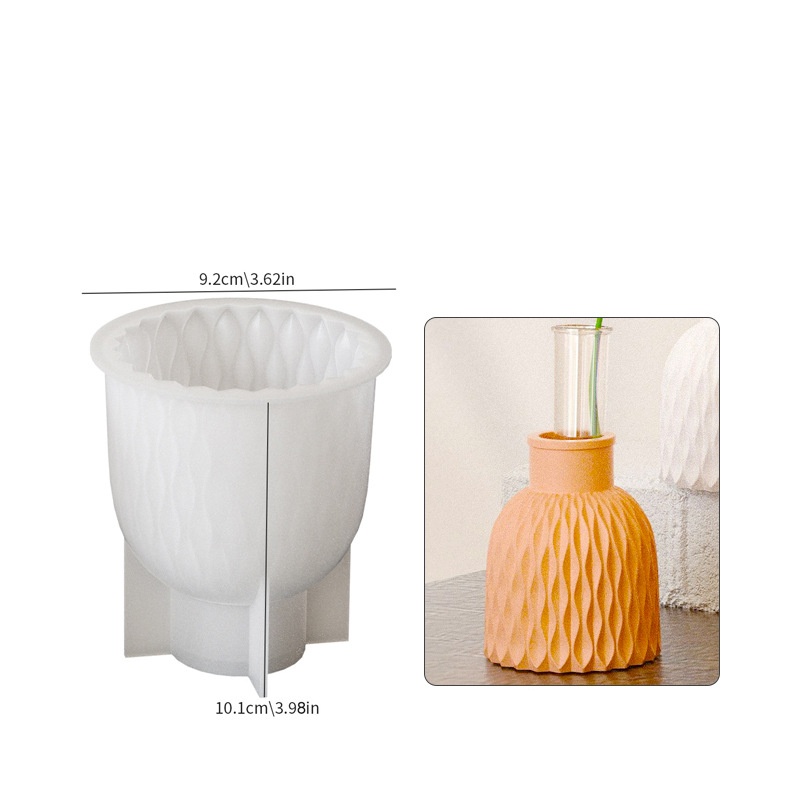 北欧モダンコンクリート製花瓶シリコンモールド DIY石膏オー - Potsticker Mold のレビューと価格